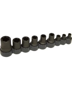 Lisle External Torx Plus Socket Set, 9pc