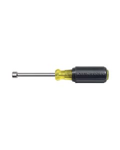 KLE6304MM image(0) - Klein Tools 4mm Nut Driver, 3-Inch Hollow Shaft, Cushion-Grip&trade;