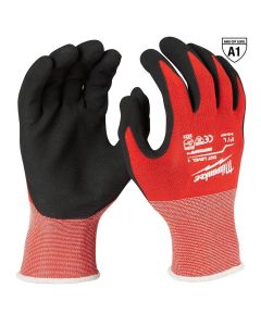 MLW48-22-8902 image(1) - Milwaukee Tool Cut Level 1 Coated Nitrile Dipped Gloves - L