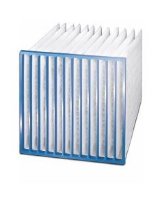 Viledon Filters 000-040 6 Pocket Filter with Frame, 23 in W x 8 in D x 47 in H