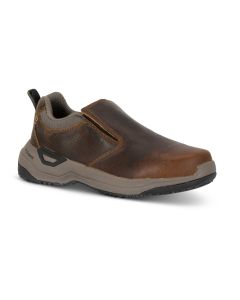 FSIA9106-9B image(1) - Avenger Work Boots Foreman MAX Low Slip-On - Women's - CN|EH|SR|SF - Brown - Size: 9 - B - (Medium)