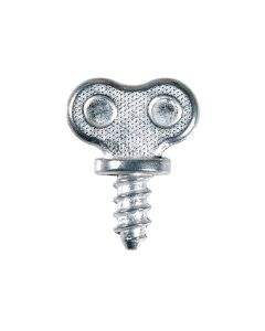 AVC15170 image(0) - AUVECO 15170 Thumb Head A/AB Point Dealer License Plate Screw, #14 Screw x 1/2 in L x 1-1/8 in OAL, Die Cast Zinc