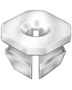 AVC13450 image(0) - AUVECO GM NYLON NUT #8 SCREW SIZE 1/16-5/32 RANGE