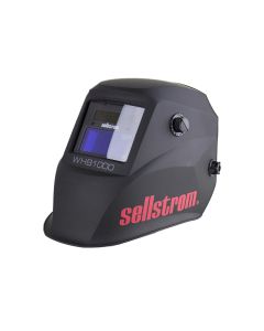 SRWS26100 image(0) - Sellstrom Welding Helmet - Auto Darkening - Nylon - 3.54" x 1.57" Viewing Area - Shade 4/9-13 Variable ADF - Ratcheting Headgear - Black - Advantage Series