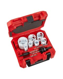MLW49-22-3090 image(0) - Milwaukee Tool 12 Pc. Hole Saw Kit