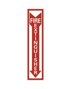 Msc Industrial Supply Fire Extinguisher, Plastic Fire Sign