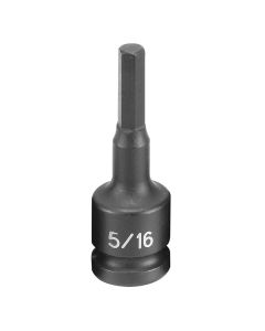Grey Pneumatic 1/2" Drive x 5/16" Hex Driver