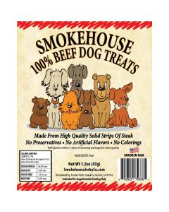 THS756884 image(0) - Tender Heifer Snack Co. Smokehouse Beef Dog Treats - 1.5oz