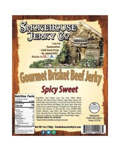THS029965 image(0) - Tender Heifer Snack Co. Spicy Sweet Gourmet Beef Brisket Jerky - 7 Ounce