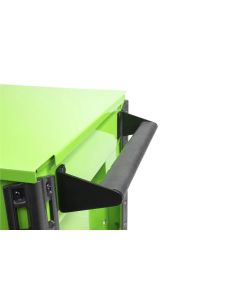 SUN8057XTLG image(1) - SUNEX Premium Full Drawer Service Cart - Lime Green