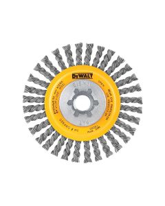 DEWALT 4-Inch By 5/8-Inch-11 Hp .020 Carbon Stringer Wire Wheel