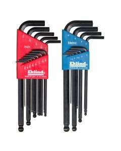 EKL13222 image(1) - Eklind Tool Company HEX KEY SET 22 PC BALL END 13213/13609 COMBO