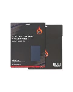 High Teck Products (5 pcs pack) 9"X11" WATERPROOF SANDING SHEET P600