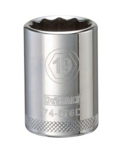 DWTDWMT74576OSP image(0) - DEWALT 001Pc 12Dr Socket-12Pt-19