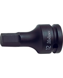 Ko-ken USA 14012M.60-12 1/2 Sq. Dr. Bit Socket 12mm Hex Length 60mm