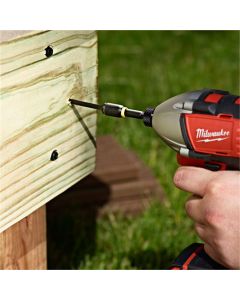 Milwaukee Tool SHOCKWAVE Impact Duty 3/8&rdquo; x 2-9/16&rdquo; Magnetic Nut Driver BULK 10