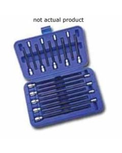 VIM Tools T27 TORX Driver 8 Inch OAL, 3/8 Inch Square Drive Holder