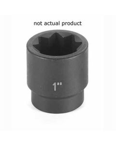 Grey Pneumatic 1/2" Drive x 7/8" Standard - 8 Point Socket