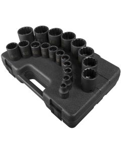 SUNEX 19-Piece 1/2 in. Drive 12-Point Fract