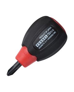 VES720P215 image(0) - Vessel Tools No.720 Super Cushion Stubby Screwdriver PH2x15