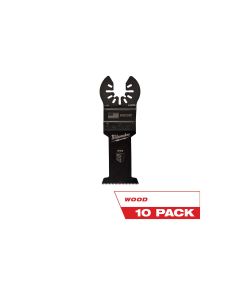 MLW49-25-1109 image(2) - Milwaukee Tool OPEN-LOK 1-3/8" HCS Wood Multi-Tool Blades 10PK