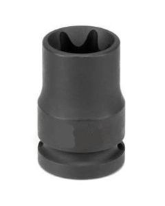 Grey Pneumatic 1/2" Drive x E22 External Star Impact Socket