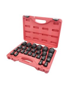 KTI38101 image(1) - K Tool International Socket Set Impact Metric Short 1/2 in. Dr 26 Pieces