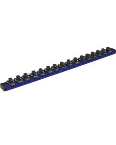 Mechanic's Time Savers 3/8" Lock-A-Socket with Metric & SAE Size Indicators- Blue