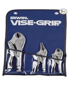VGP73 image(0) - Vise Grip PLIER LCKNG ORIGINAL 3PC KIT BAG SET