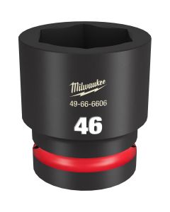 Milwaukee Tool SHOCKWAVE Impact Duty  1"Drive 46MM Standard 6 Point Socket