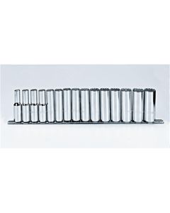 STANLEY PROTO INDUSTRIAL SET SKT 1/2DR 12PT MET DEEP 15PC