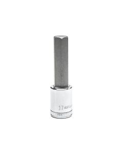 1/2" Drive Mid Length Hex Bit Metric Socket 17mm