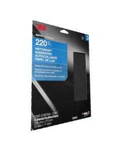 3M PAPER SHEETS-WETORDRY 9"X 11" P220 5/PK 10PK/CS