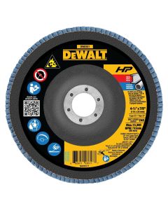 DEWALT 4-1/2-Inch By 7/8-Inch 40G Type 27 Flap Disc