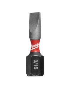 Milwaukee Tool SHOCKWAVE Impact Slotted 3/16" Insert Bits (2PK)
