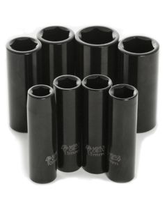 Wilmar Corp. / Performance Tool 8 Piece 3/8" Drive Met DW Impact Socket Set