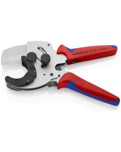 KNP902540 image(1) - KNIPEX PVC Pipe Cutter- Thick walled composite & plastic