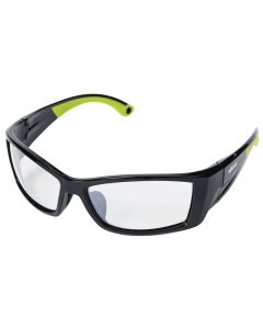 Sellstrom Sellstrom - Safety Glasses - XP460 Series - Indoor/Outdoor Lens -Black/Green Frame - Uncoated