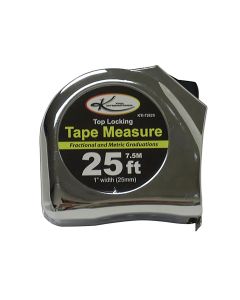 KTI72625 image(1) - K Tool International 1" WIDE 25' SAE/MET TAPE MEASURE