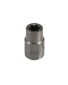 S K Hand Tools External Torx Plus Socket 1/4 Drive E8