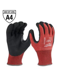 Milwaukee Tool Cut Level 4 Coated Nitrile Dipped Gloves - S