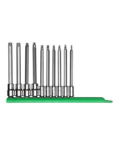 MAY16032 image(1) - Mayhew Mayhew 10 PC Medium Torx&reg; Insert Socket Bit Set