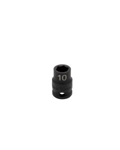 VIM Tools 10 mm X 3/8 Inch Drive CR-MO Impact Socket - Shallow