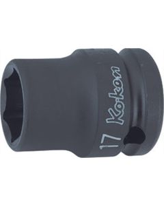 KKN14401A-3-8 image(0) - Ko-ken USA 14401A-3/8 1/2 Sq. Dr. Socket 3/8 6 point Length 38mm Thin walled