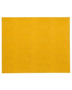 MMM12538 image(0) - 3M  Gold Abrasive Sheet 12538, 500, 9-inch x 11-inch (229mm x 280mm)
