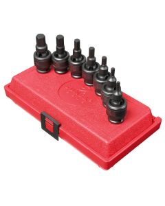 SUNEX 7PC METRIC HEX UNI SOC SET