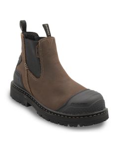 FSIA7385-17EE image(0) - Avenger Work Boots Hammer MAX Chelsea - Men's - CN|EH|PR|WP|HR|SR|SF|B&W - Brown - Size: 17 - EE - (Extra Wide)