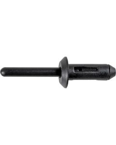 AVCAP13752 image(0) - AUVECO AP13752 Type 1 Rivet, 17/64 in Dia Hole x 25/32 in L x 3/32 to 3/16 in Grip Range, Nylon, Black