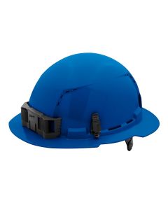 MLW48-73-1225 image(2) - Milwaukee Tool BOLT Blue Full Brim Vented Hard Hat w/6pt Ratcheting Suspension (USA) - Type 1, Class C