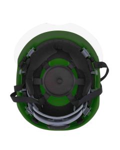 JCK22179 image(0) - Jackson Safety Safety Helmet - XS2-550V Series - Type 2+ - Vented - With Flip-Up Visor - Green